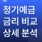 정기예금 금리 비교 상세 분석