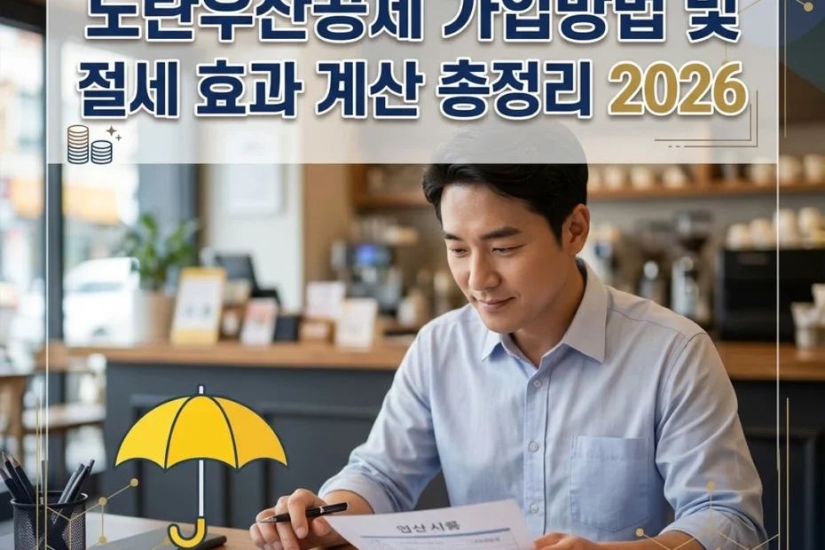 노란우산공제 가입방법 및 절세 효과 계산 총정리