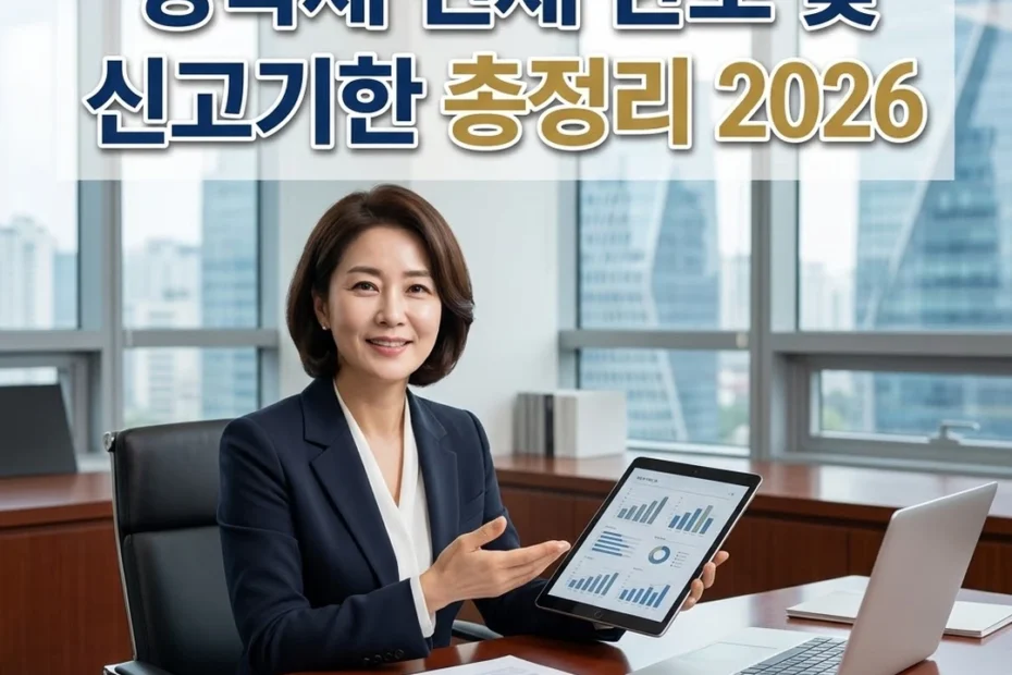 상속세 면제 한도 및 신고기한 총정리 2026